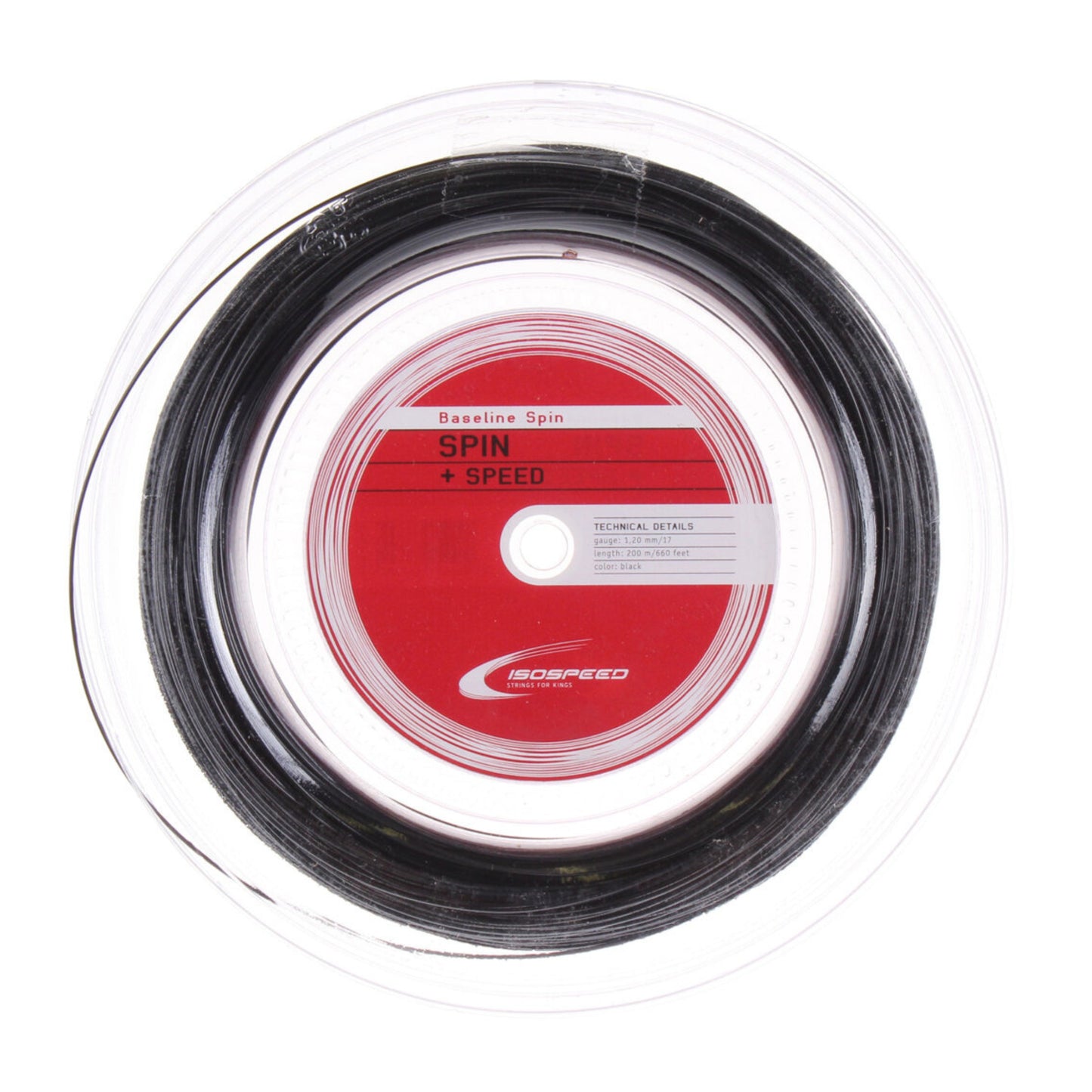ISOSPEED STRING BASELINE SPIN BLK 17 1.20MM REEL
