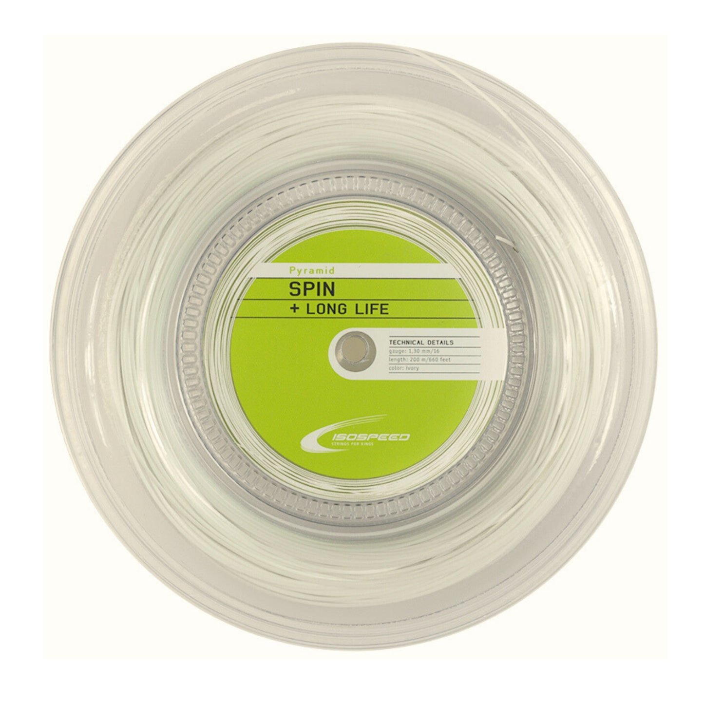 ISOSPEED STRING PYRAMID IVORY 16 1.30MM REEL