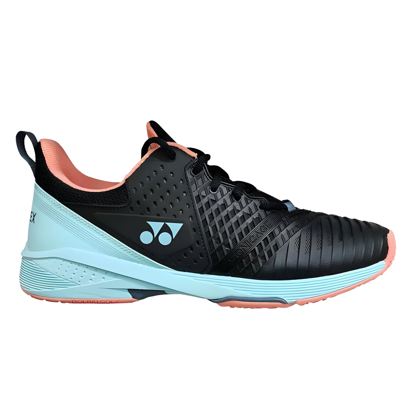 YONEX SHOE SONICAGE 3 CLAY MN BLACK/SKY BLUE (AW25)